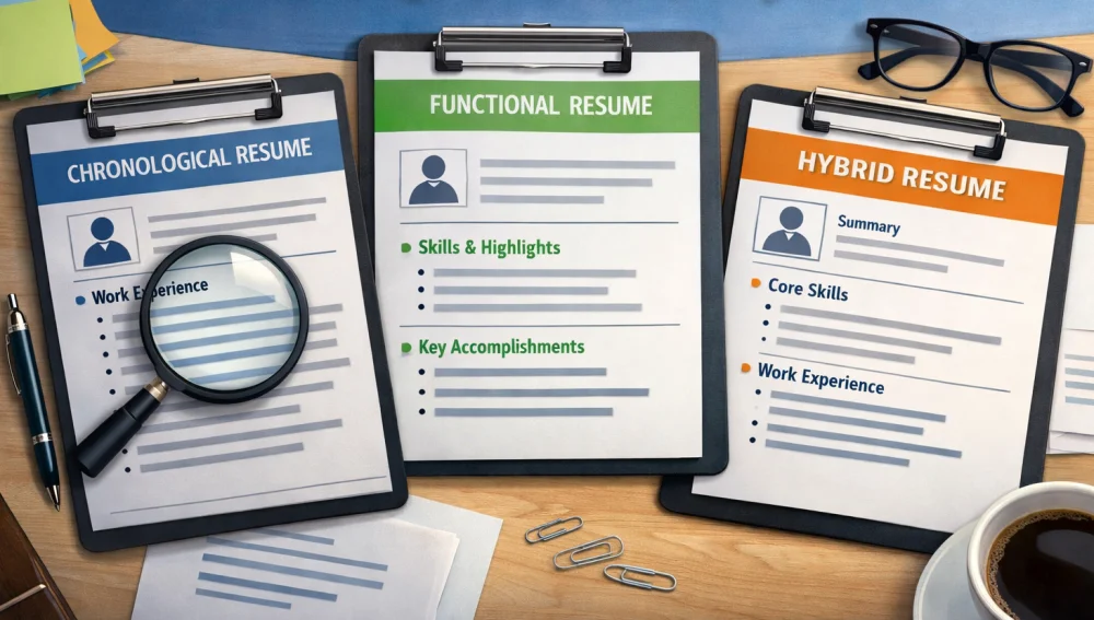 How to Choose the Right Resume Format: Chronological, Functional, or Hybrid